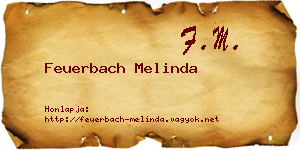 Feuerbach Melinda névjegykártya